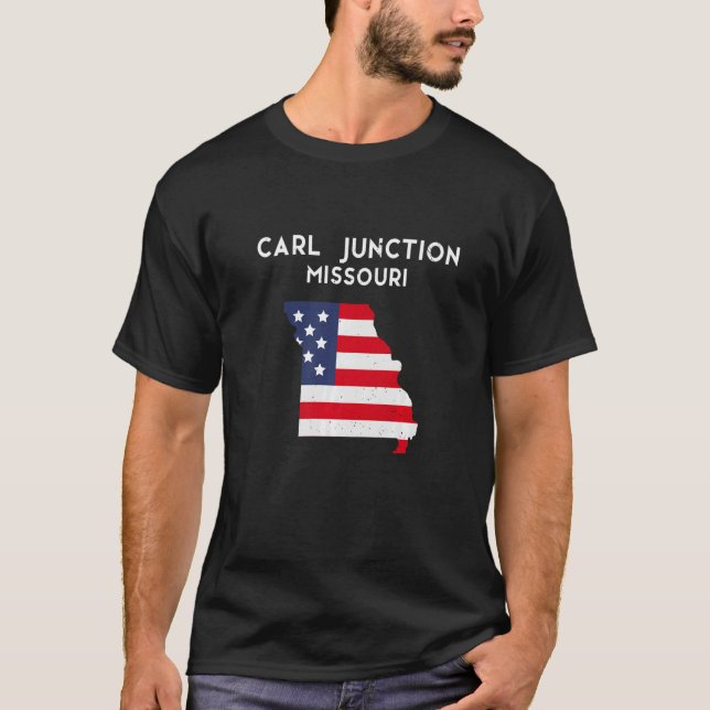 T-shirt Carl Junction Missouri USA State America Travel Mi (Devant)