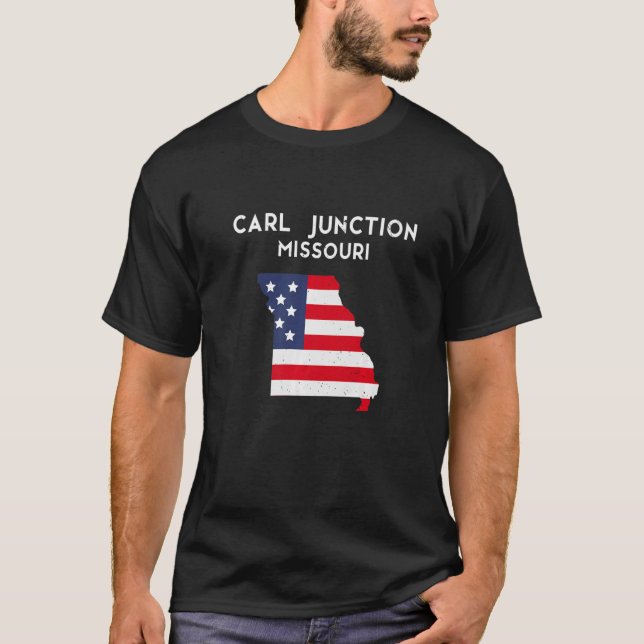 T-shirt Carl Junction Missouri USA State America Travel Mi (Devant)