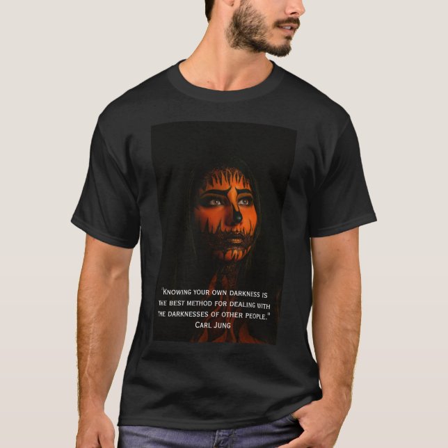 T-shirt Carl Jung sur les ténèbres (Devant)