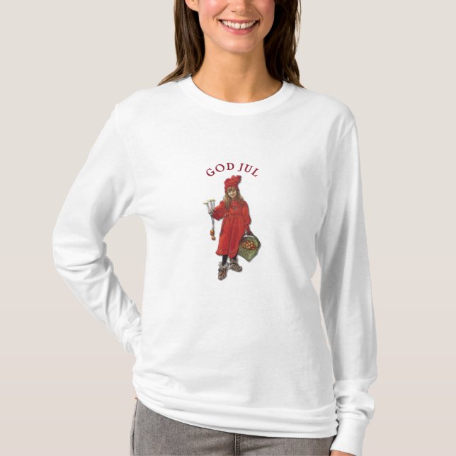 T-shirt Carl Larsson : Brita comme Iduna indique Dieu (Devant)