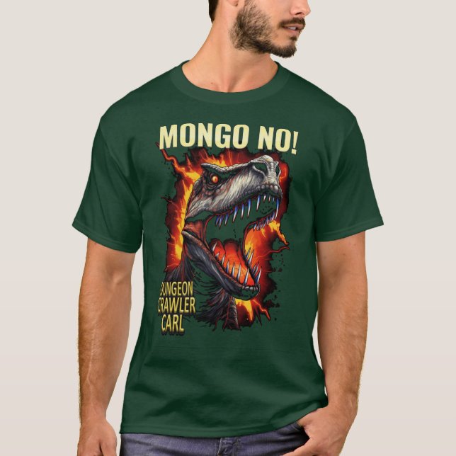 T-shirt Carl le Navigateur de Donjon Mongo Sans Premium (Devant)
