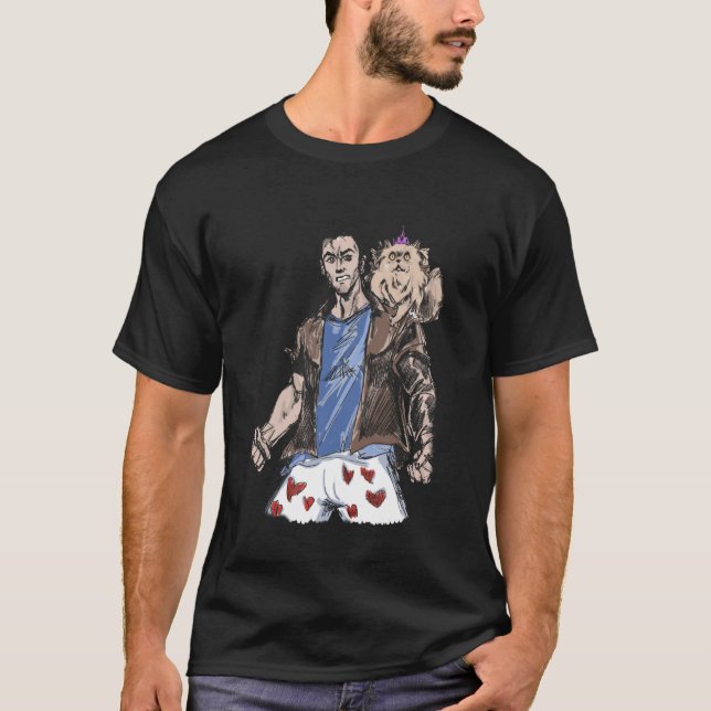 T-shirt Carl le Navigateur de Donjon Sketchbook Princess D (Devant)