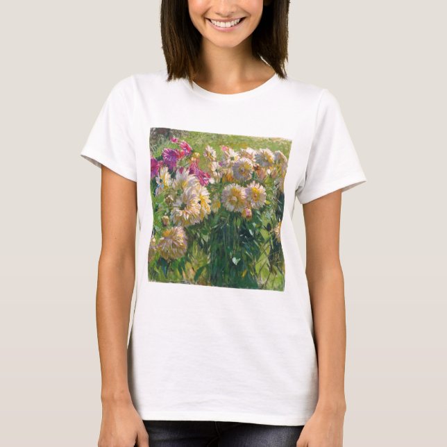 T-shirt Carl Moll Dahlias (Devant)