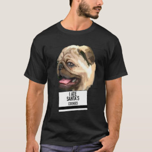 T-shirt Carlin a Mangé les Cookies du Père Noël