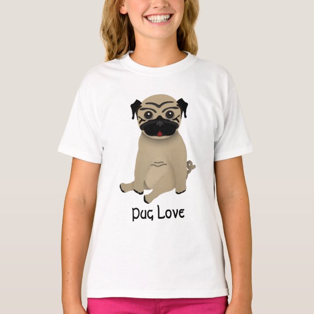 T-shirt carlin amour enfant (Devant)