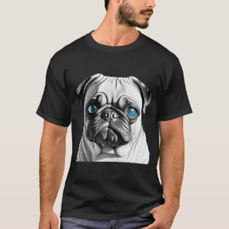 T-shirt Carlin aux yeux bleus
