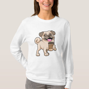 T-shirt Carlin avec café pour aller