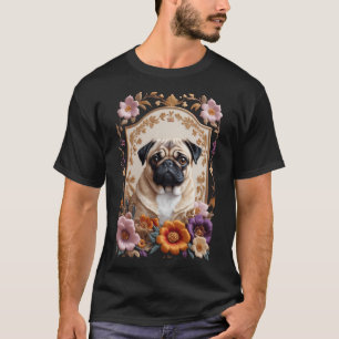T-shirt Carlin Brodé Royal - Chien Luxueux