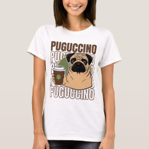 T-shirt Carlin chien cappuccino