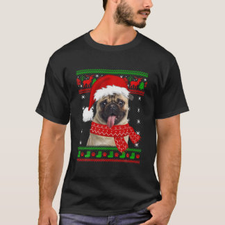 T-shirt Carlin Chien laide Sweater Noël Chiot Amoureux des
