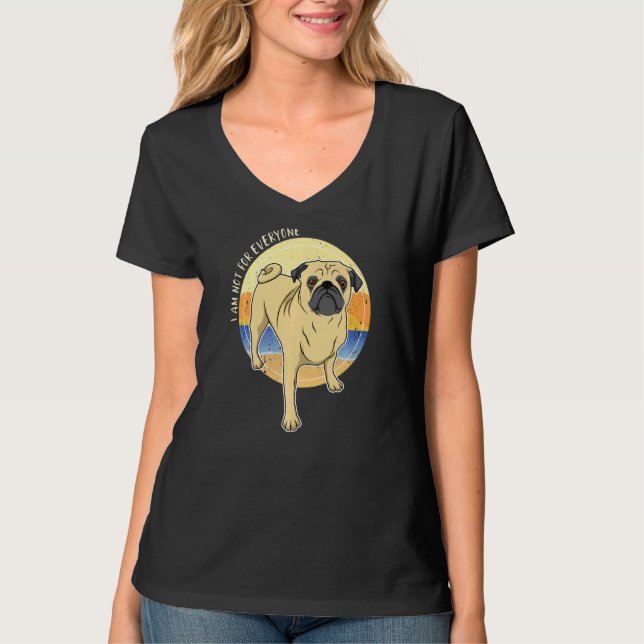 T-shirt Carlin Chien Vintage (Devant)