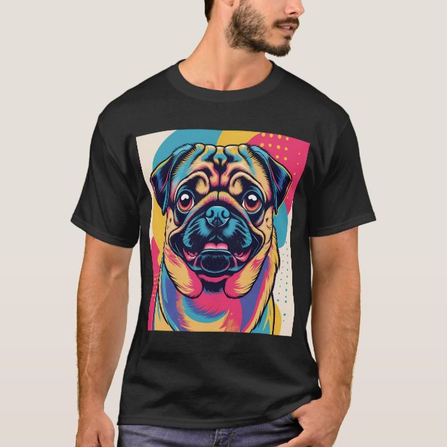 T-shirt Carlin dans Pop Art Un (Devant)