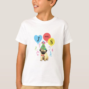 T-shirt Carlin de ballons de fête d'anniversaire