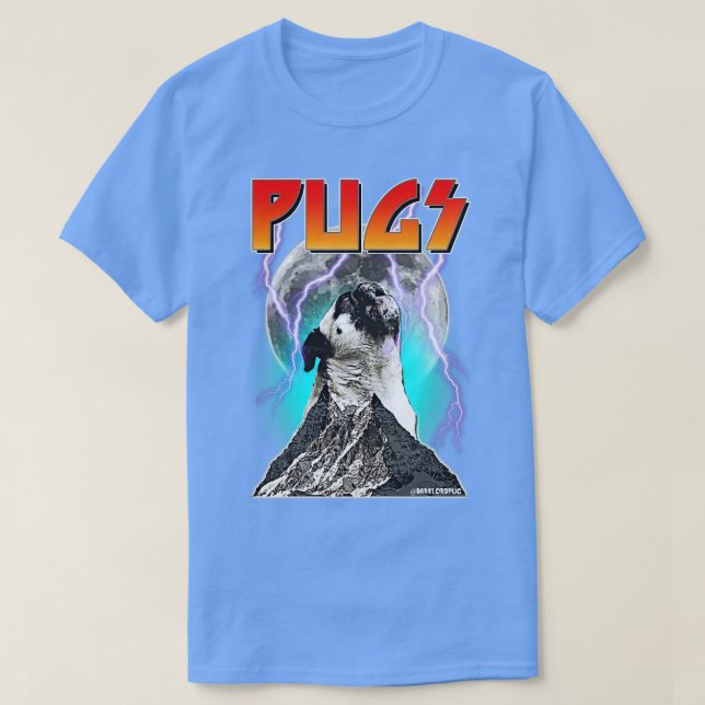 T-shirt Carlin de bête (Design devant)