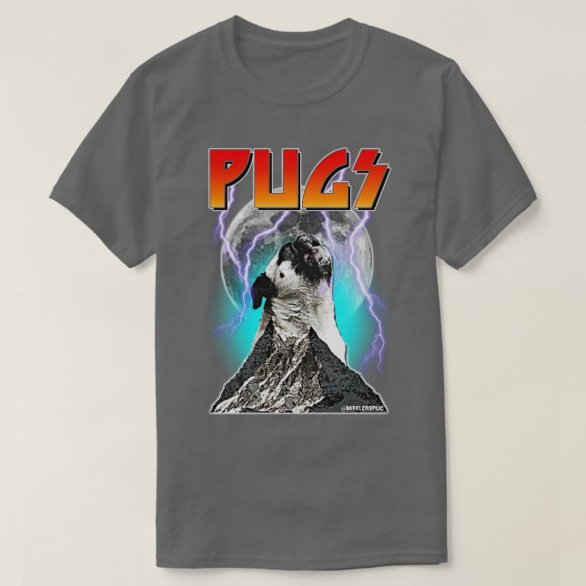 T-shirt Carlin de bête (Design devant)