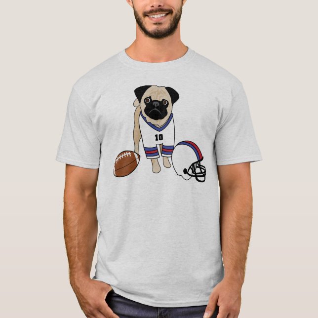 T-shirt Carlin de football personnalisable (Devant)
