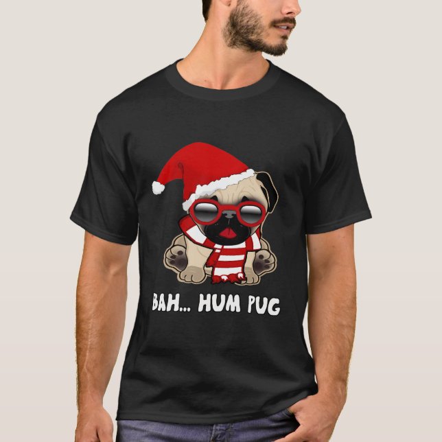 T-shirt Carlin de Noël Bah Hum (Devant)