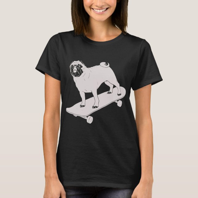 T-shirt Carlin de patinage (Devant)