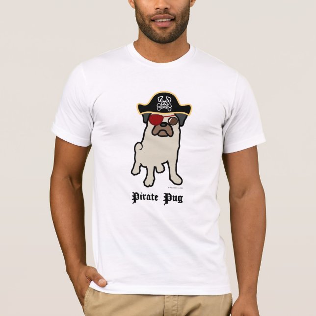 T-shirt Carlin de pirate - faon (Devant)