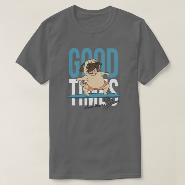 T-shirt Carlin de surf (Design devant)