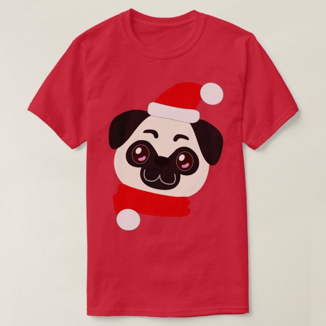 T-shirt Carlin de vacances (Design devant)