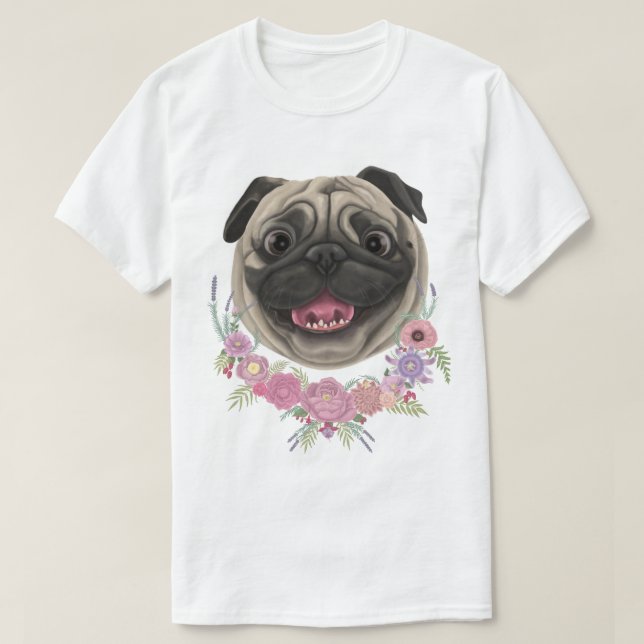 T-shirt Carlin derpy souriant (Design devant)