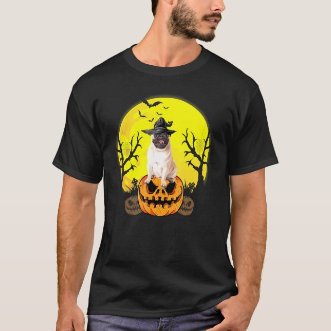 T-shirt Carlin d'Halloween (Devant)
