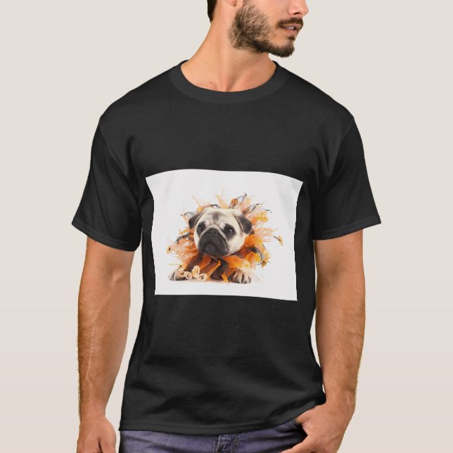 T-shirt Carlin d'Halloween (Devant)