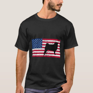 T-shirt Carlin Drapeau américain patriotique classique T-s