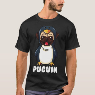 T-shirt Carlin drôle déguisé en manchot Puguin 322