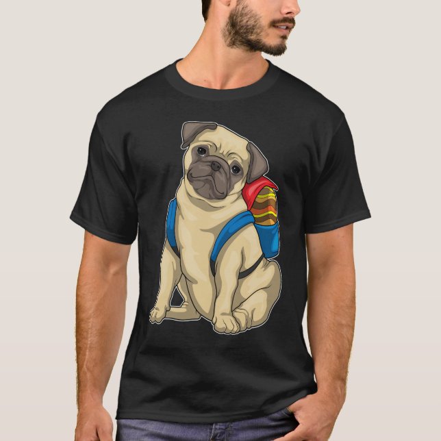 T-shirt Carlin Easter oeuf Pâques Pupille (Devant)