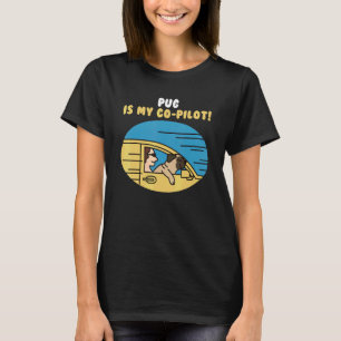 T-shirt Carlin Est Mon Co-Pilote Chien