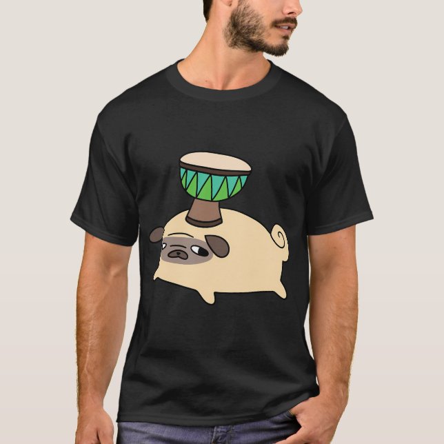 T-shirt Carlin et petit djembe (Devant)