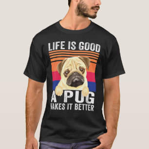 T-shirt Carlin fait que votre vie est bonne vintage