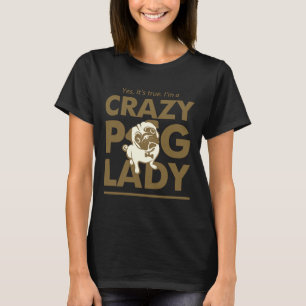 T-shirt Carlin fou Lady T Chemise et objets - Drôle Femmes