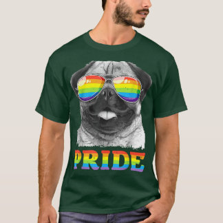 T-shirt Carlin Gay pride LGBT Arc-en-ciel Lunettes de sole