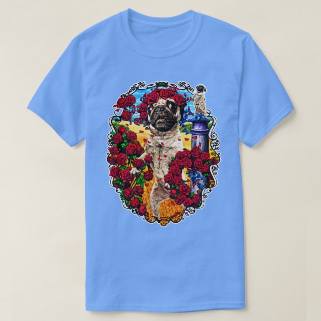 T-shirt Carlin gracieux (Design devant)