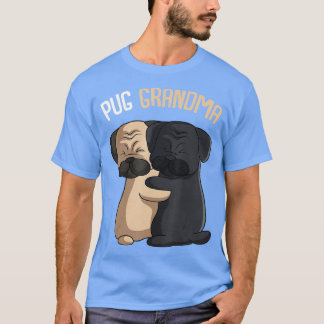 T-shirt Carlin Grand-mère Chien Maman Aînée Propriétaire F
