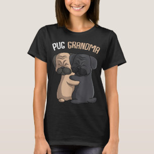 T-shirt Carlin Grand-mère Chien Maman Aînée Propriétaire F