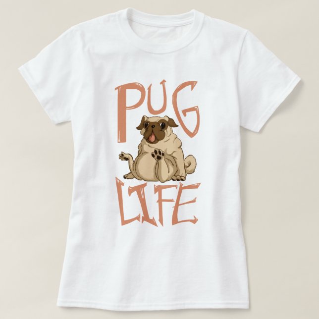 T-shirt Carlin gras mou (Design devant)