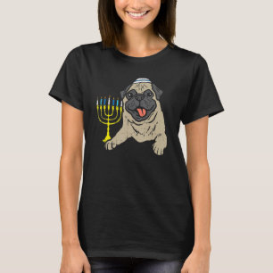 T-shirt Carlin juif Menorah Ugly Hanoukka Pajamas Chanu