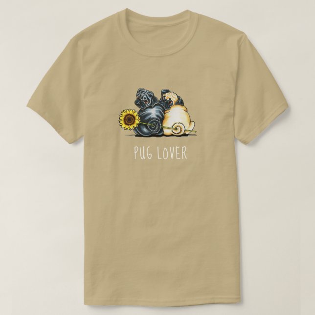 T-shirt Carlin Lover Tournesol (Design devant)