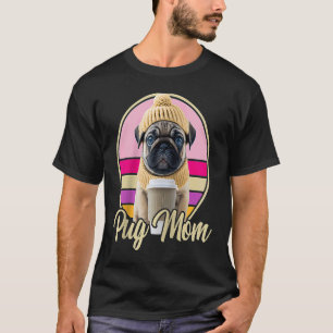 T-shirt Carlin maman costume de tenue Chien Chien Chien Ch