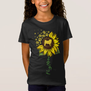 T-Shirt Carlin Maman Fleur de soleil Carlin Amoureux Cadea