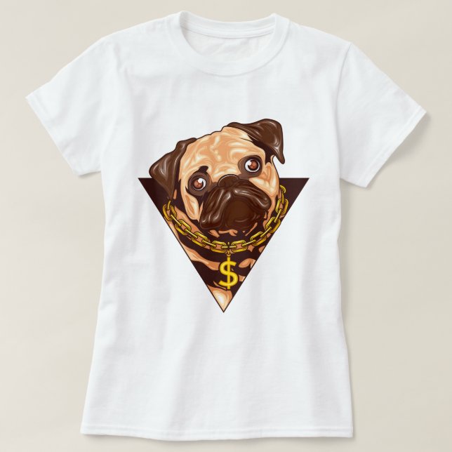 T-shirt Carlin mignon (Design devant)