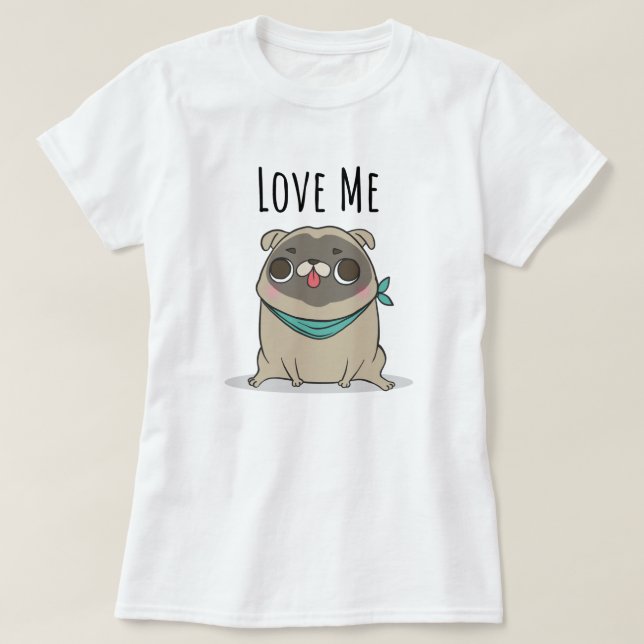 T-shirt Carlin mignon (Design devant)