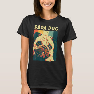 T-shirt Carlin Mignonne Pour Hommes Garçons Animaux Chien