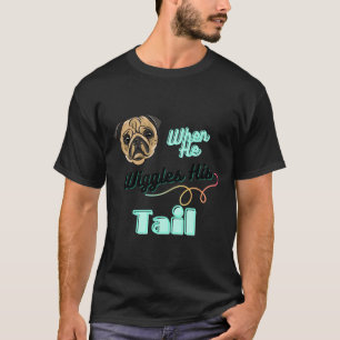 T-shirt Carlin Mignonne - Quand Il Tourne Son Tail Classiq