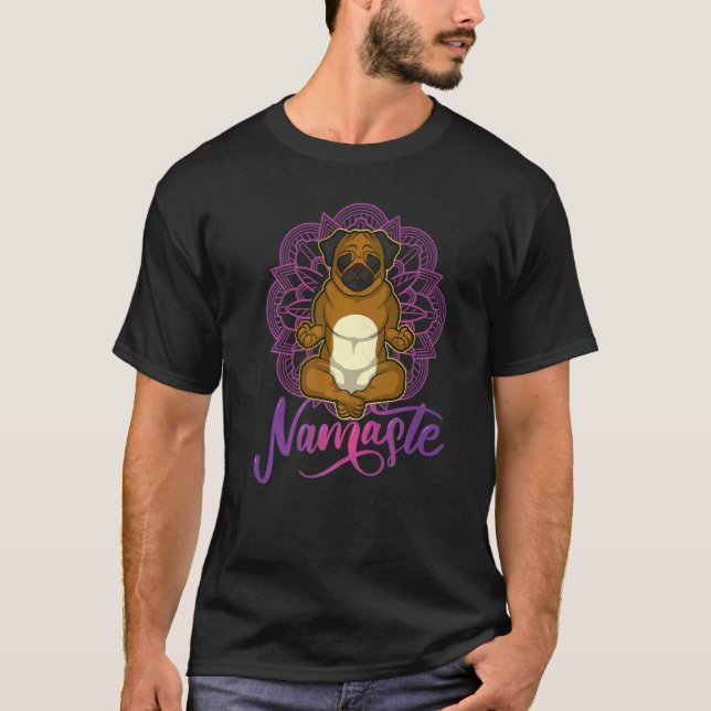 T-shirt Carlin Mops Carlin Chien race 46 (Devant)