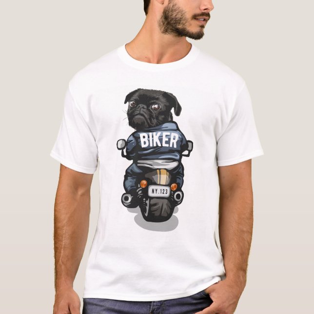 T-shirt Carlin moto (Devant)